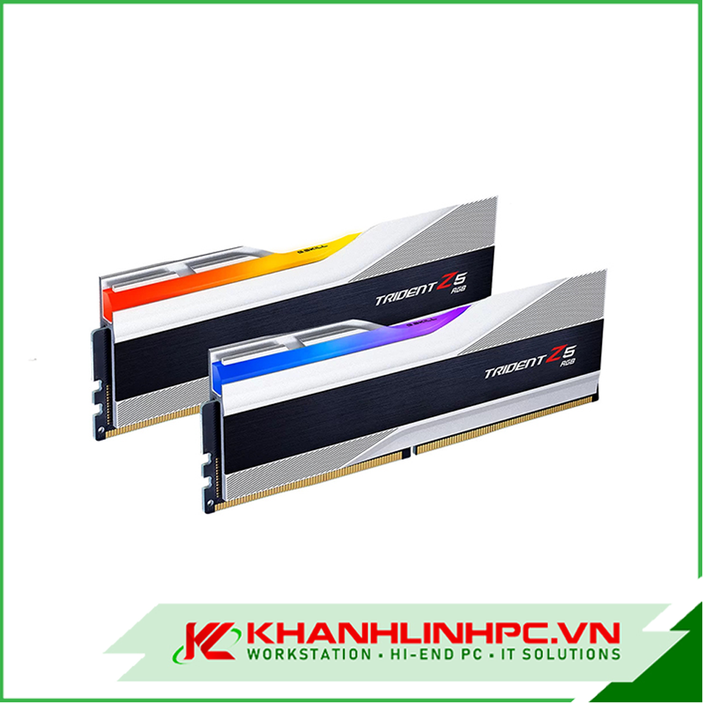 RAM G.Skill Trident Z5 RGB 64GB (2x32GB) 6000 DDR5 Silver (F5-6000J3040G32GX2-TZ5RS)