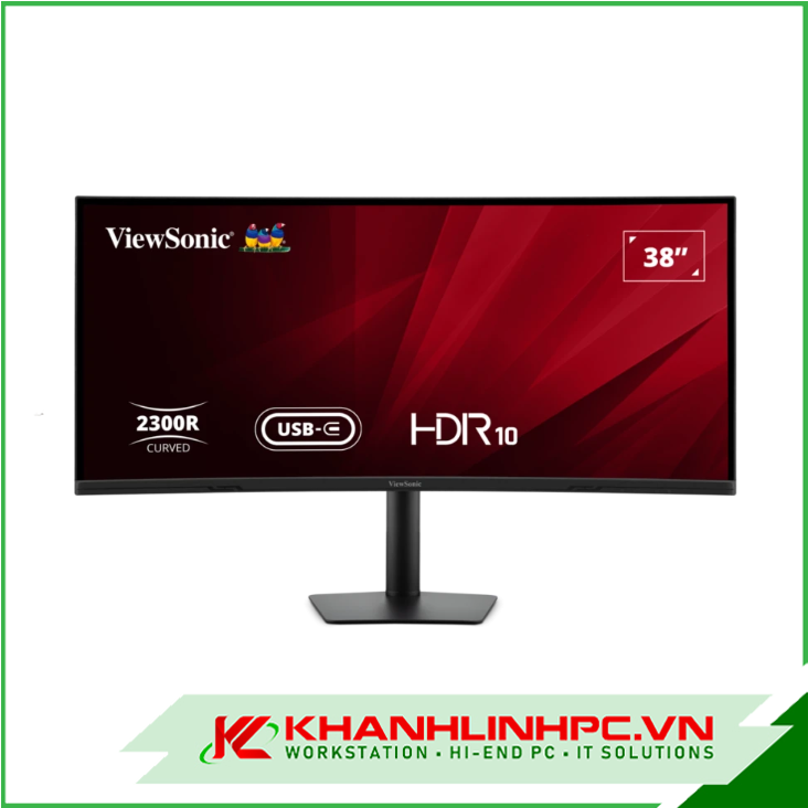 Màn hình VIEWSONIC VG3820C (cong siêu rộng 38 inch/ UWQHD+/ 21:9/ IPS/ USB-C)