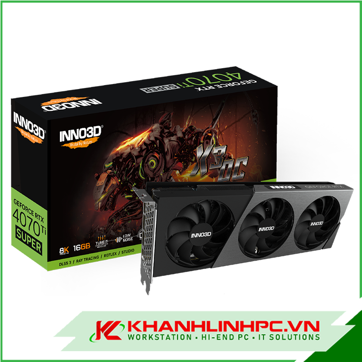 Card Màn Hình INNO3D GEFORCE RTX 4070 Ti SUPER X3 OC