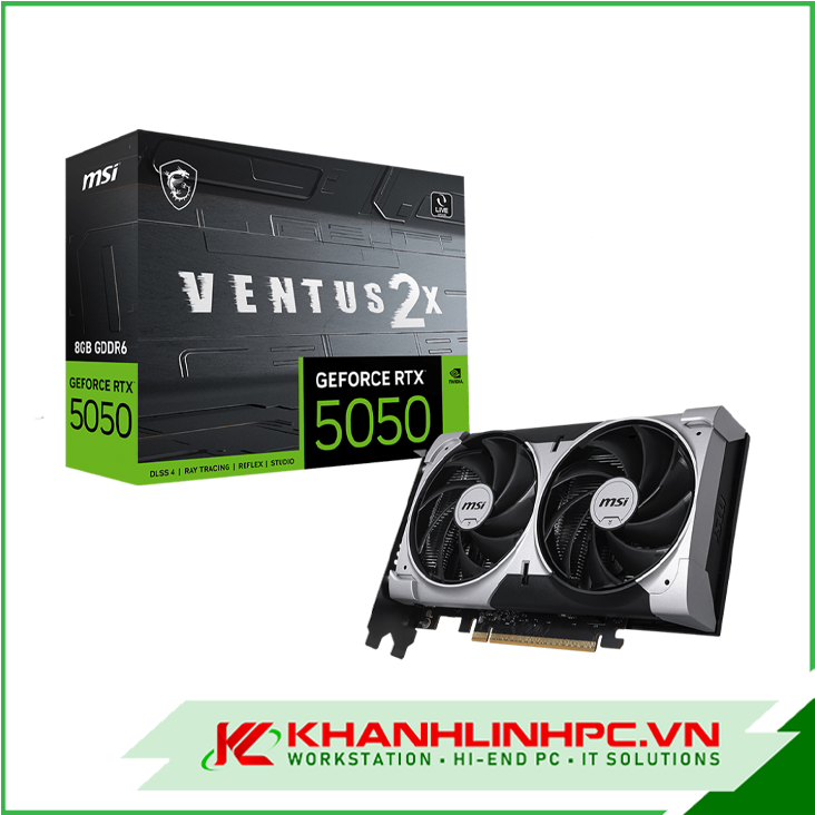 VGA MSI RTX 5050 8G VENTUS 2X (G5050-8V2)