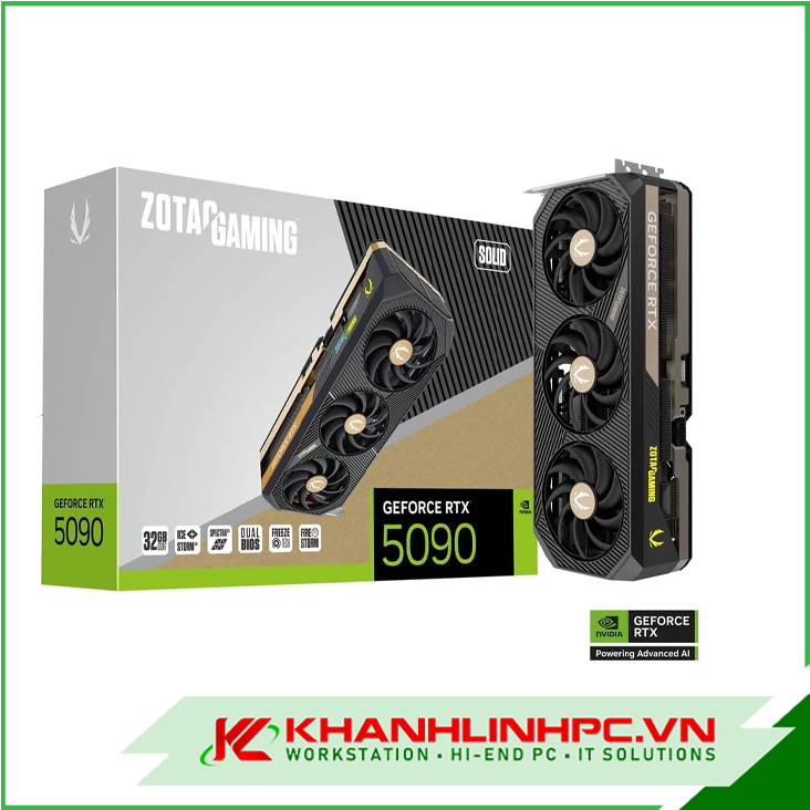 VGA ZOTAC GAMING GeForce RTX 5090 SOLID