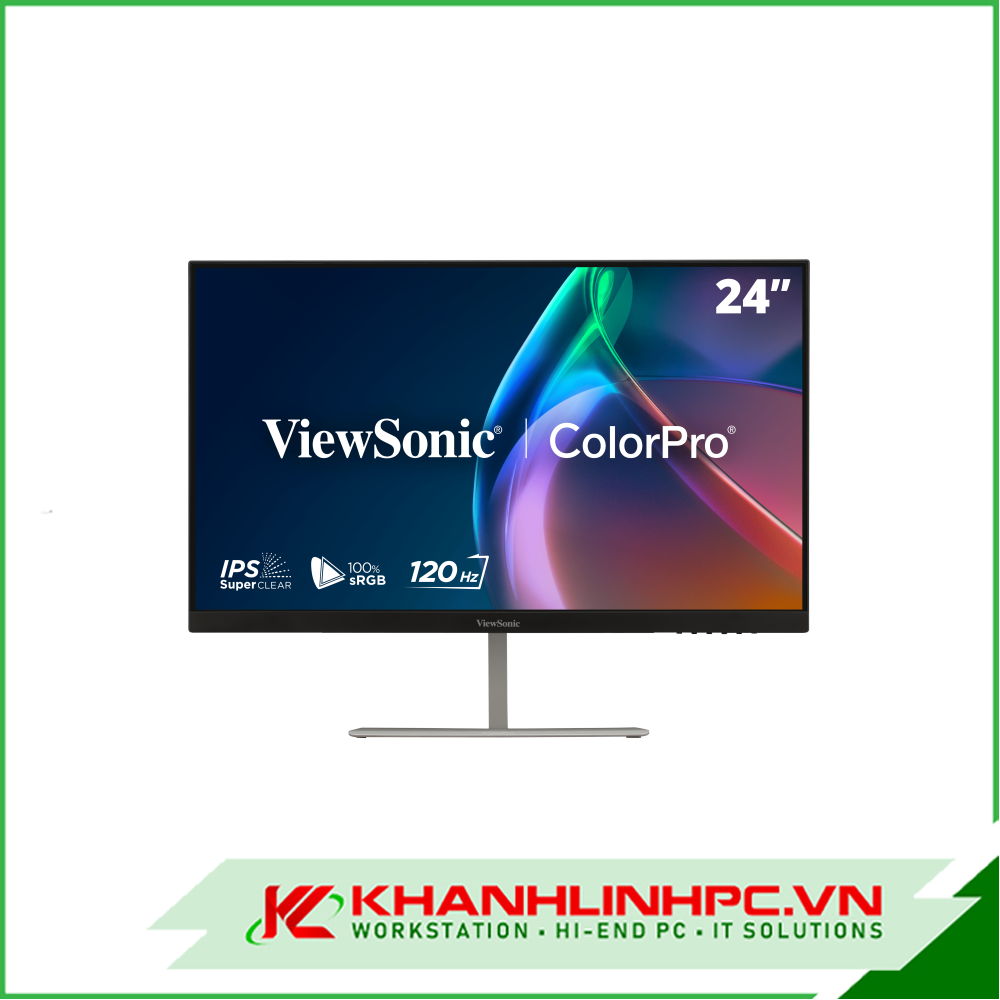 LCD ViewSonic VP2466-2K (24 inch| 120Hz| 2K| Pantone Validated| USB-C 90W)