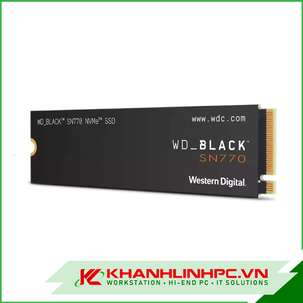 Ổ SSD Western Digital Black SN770 WDS250G3X0E 250Gb (NVMe PCIe/ Gen4x4 M2.2280/ 4000MB/s/ 2000MB/s)