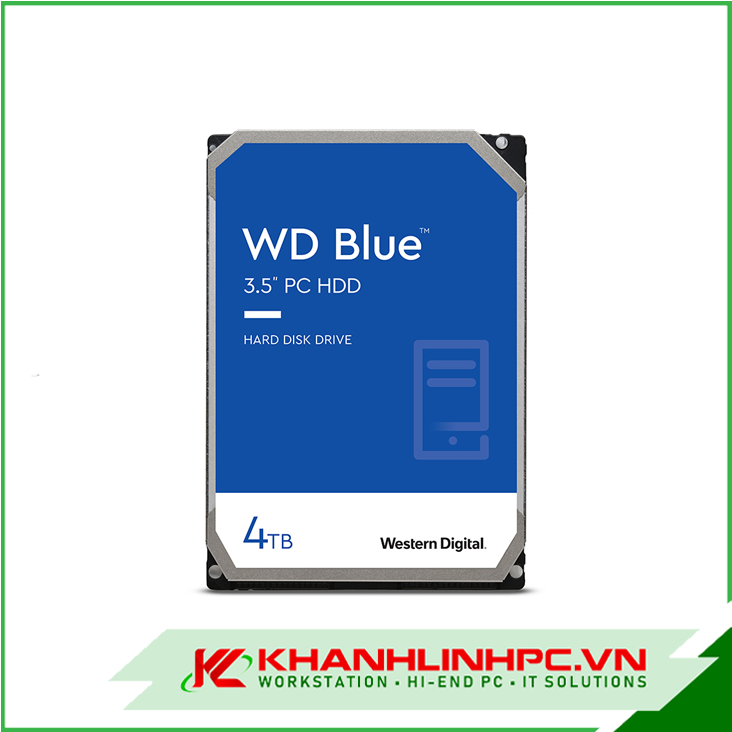 HDD Western Digital 4TB Blue (WD40EZAX) (5400RPM/256MB CACHE/3.5 INCH/SATA3)