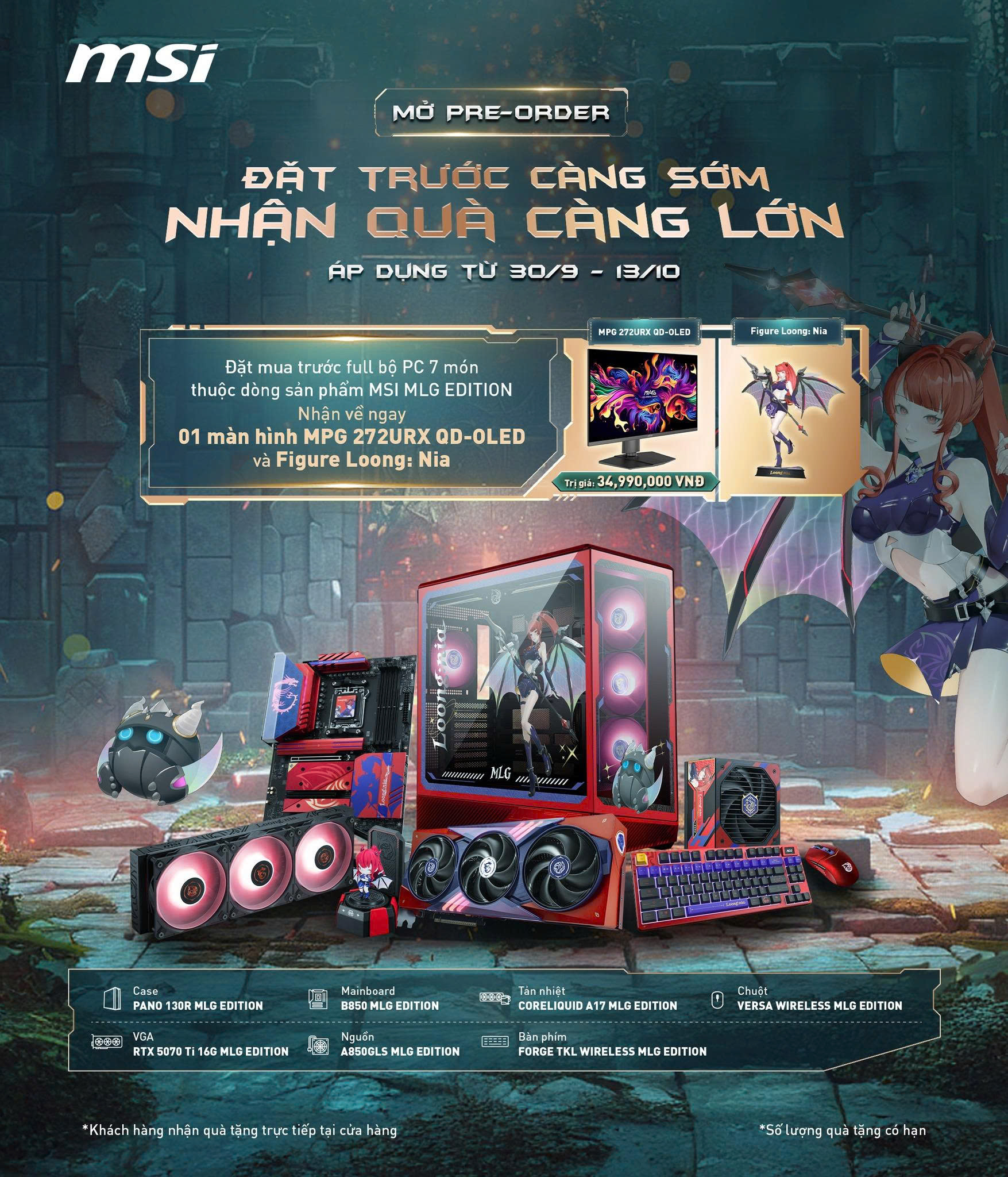 PC GAMING MSI MLG EDITION (CÓ QUÀ TẶNG)