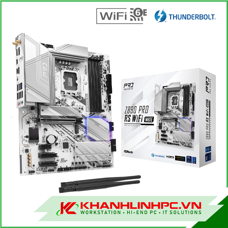 Mainboard Asrock Z890 Pro RS WIFI White