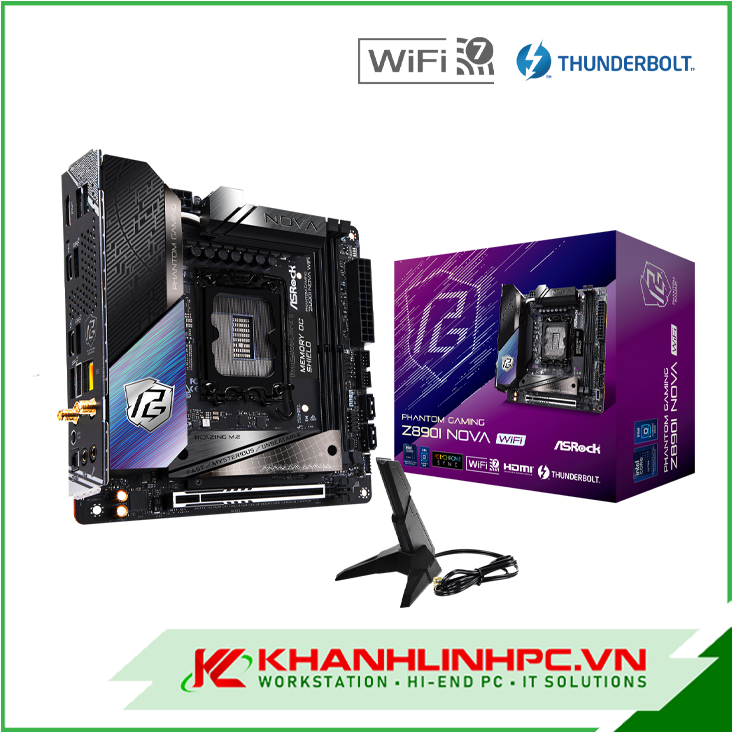 Mainboard Asrock PHANTOM GAMING Z890I Nova WiFi