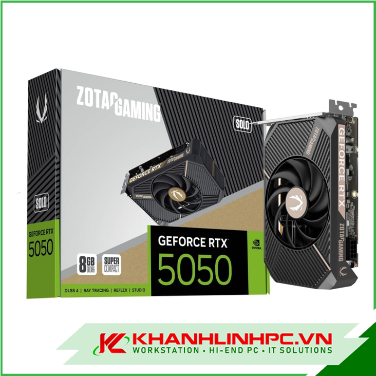 VGA ZOTAC GAMING GeForce RTX 5050 SOLO 8GB GDDR6