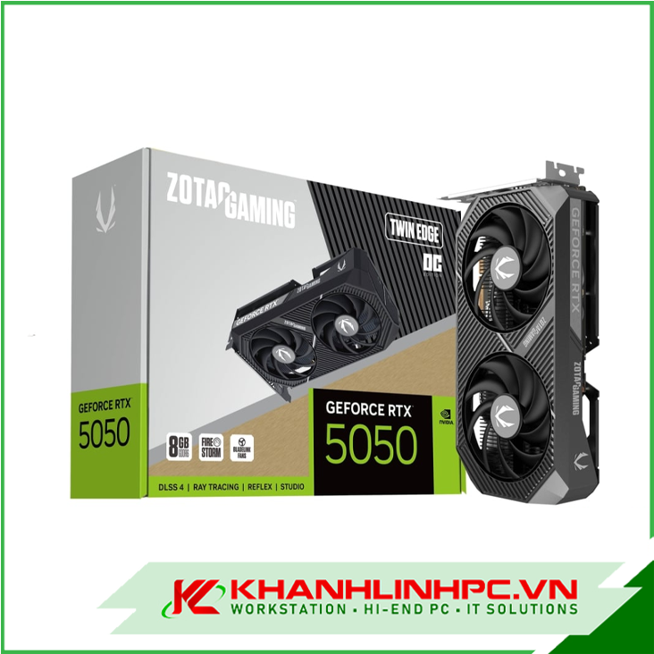VGA ZOTAC GAMING RTX 5050 Twin Edge OC 8GB GDDR6