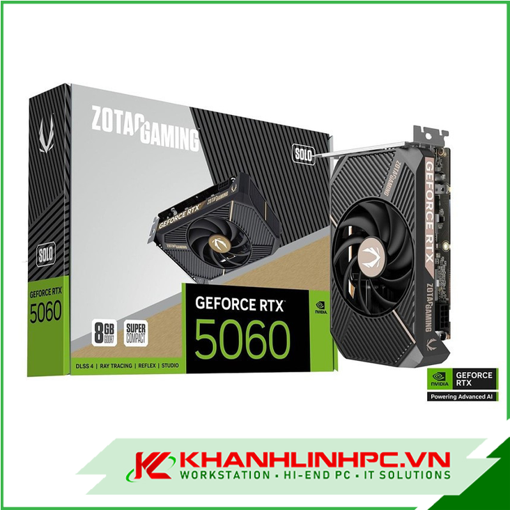 VGA ZOTAC GAMING RTX 5060 SOLO (ZT-B50600G-10L)