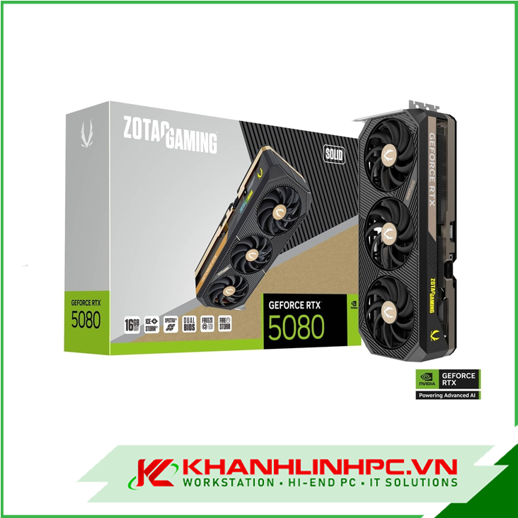 VGA ZOTAC GAMING GeForce RTX 5080 SOLID 16G