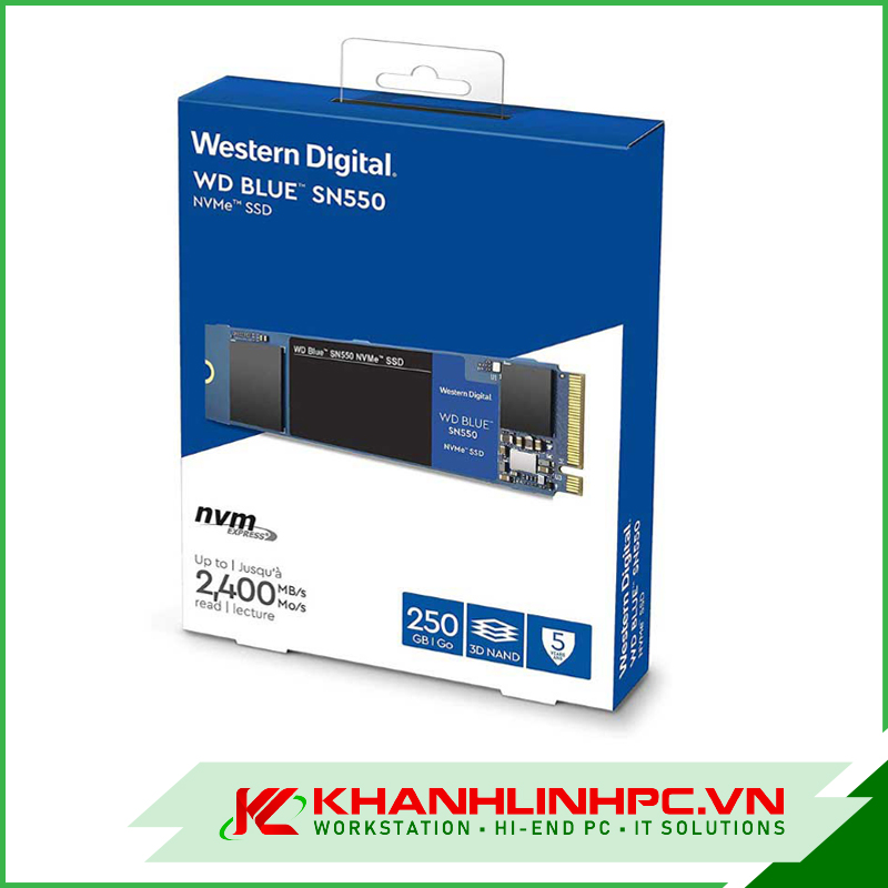 Ổ cứng SSD Western Digital Blue SN550 250GB NVMe